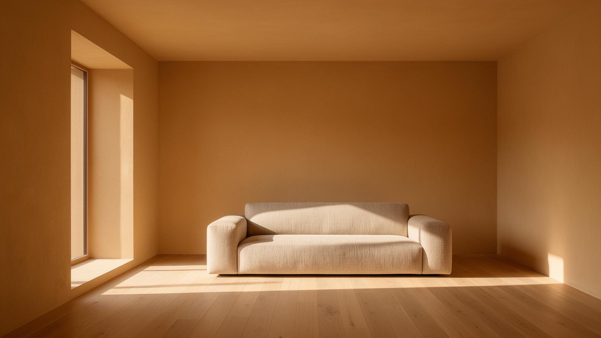A quiet, sun-filled architectural interior